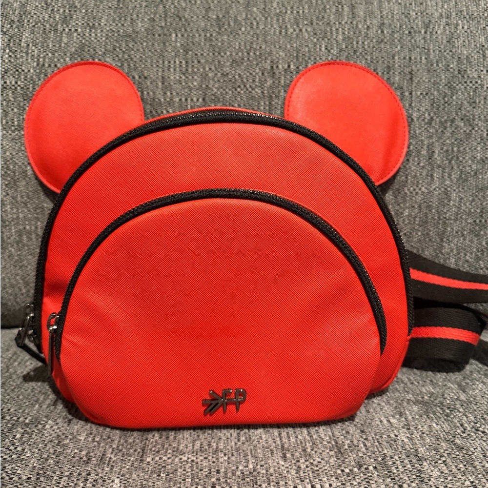 Freshly Picked Disney Mickey Red Crossbody Bag